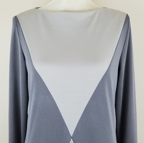 VTG 70s Caron Chicago Colorblock Dress - Picture 2 of 8